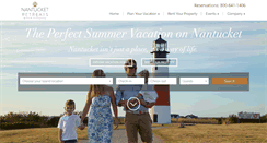 Desktop Screenshot of nantucketretreats.com